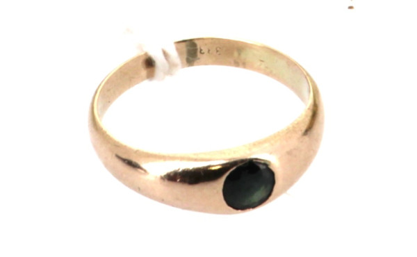 Bague jonc en or 333ème (8 cts) sertie d