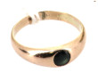 Bague jonc en or 333ème (8 cts) sertie d