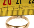 Bague jonc en or 333ème (8 cts) sertie d