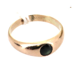 Bague jonc en or 333ème (8 cts) sertie d