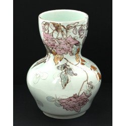 CREIL & MONTEREAU - Vase en faïence fine