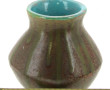Trois vases en grès dans les tons vert e