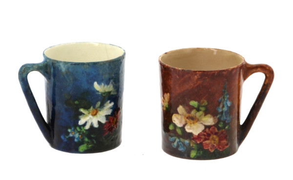 MORET-SUR-LOING - Paire de tasses litron