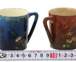 MORET-SUR-LOING - Paire de tasses litron