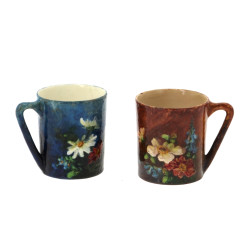 MORET-SUR-LOING - Paire de tasses litron