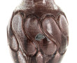 ACCOLAY - Vase en faïence émail couleur 