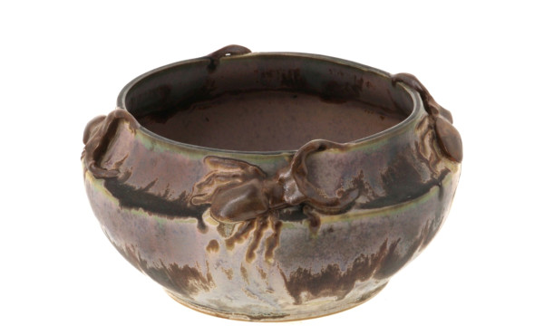 DENBAC - Vase en grès à décor de scarabé