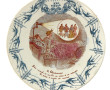 CURIOSA - LUNEVILLE - Assiette en faïenc
