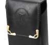 CARTIER - Etui à cigarettes en cuir noir