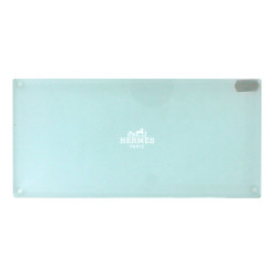 HERMES - Petit plateau griffé en plexi, 