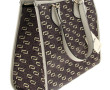 LANCEL - Sac à deux anses en cuir, coton