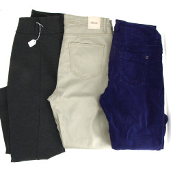Trois pantalons femme : pantalon velours