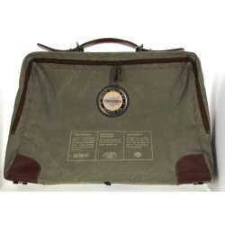 CHEVIGNON - Valise vintage en toile kaki