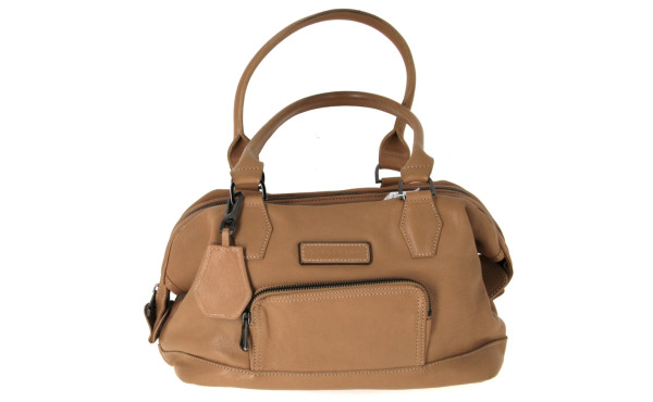 LONGCHAMP - Sac de dame en cuir sable, d