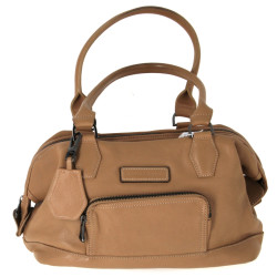 LONGCHAMP - Sac de dame en cuir sable, d