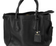 LONGCHAMP - Sac de dame en cuir noir, de