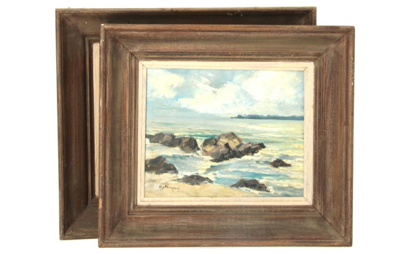 Guy PENNAMEN (1932-2022) "Marine" et "Pa