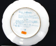 Assiette en porcelaine peinte à la main 