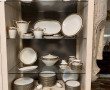 Service de table en porcelaine blanche, 