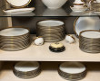 Service de table en porcelaine blanche, 