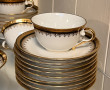 Service de table en porcelaine blanche, 