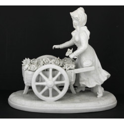 "Marchande de fleurs" sujet en biscuit H