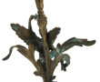 TOUSSICOURT - Vase cornet en porcelaine 