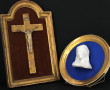 Buste de la Vierge en biscuit blanc de p