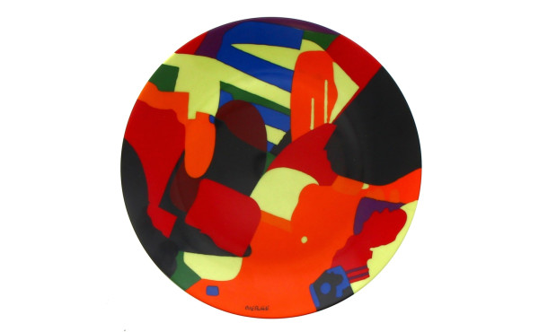 Roland BIERGE (1922-1991) - Assiette en 