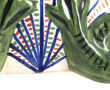 HENRIOT QUIMPER - Vase éventail en faïen