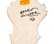 HENRIOT Quimper - Bénitier en faïence po