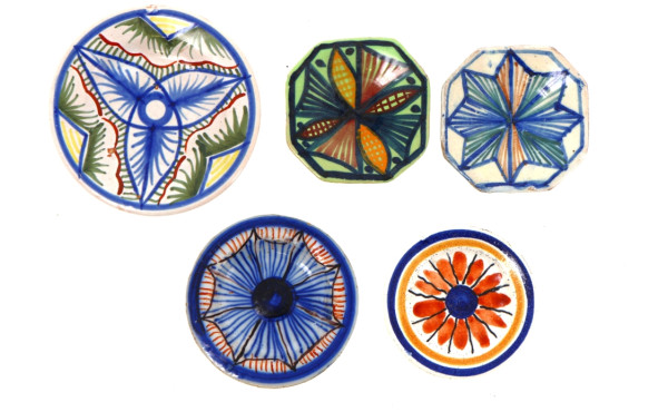 HR, Henriot et HB Quimper - 5 assiettes 