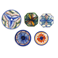 HR, Henriot et HB Quimper - 5 assiettes 
