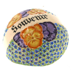 HENRIOT Quimper - Médaillon "souvenir" e
