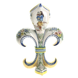 HB (vieille marque) - Important vase en 