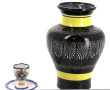 HB QUIMPER - Vase balustre en faïence pe