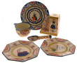 HENRIOT QUIMPER - Lot de pièces à décor 