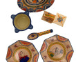 HENRIOT QUIMPER - Lot de pièces à décor 