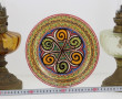 HB QUIMPER - Assiette en faïence polychr