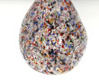 Vase soliflore en verre de couleurs, H 4