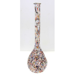 Vase soliflore en verre de couleurs, H 4
