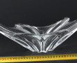 Coupe à fruits en cristal, L 46 cm