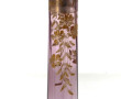 Vase soliflore en verre émaillé à décor 