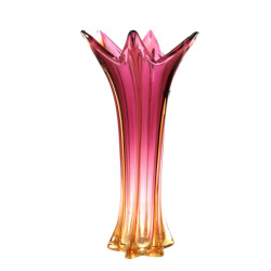 MURANO - Haut vase en verre de Murano da