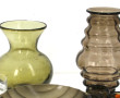 Verre Fumé - Lot comprenant une coupe à 