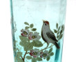 Verre timbale ancien en verre émaillé à 
