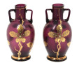 Paire de petits vases à deux anses circa