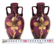 Paire de petits vases à deux anses circa