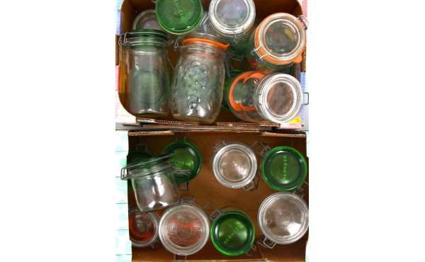 Lot de bocaux pour conserves (2 cartons)