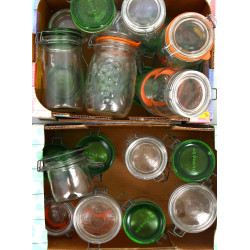 Lot de bocaux pour conserves (2 cartons)